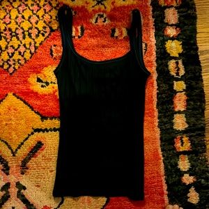 Vintage 1980’s Donna Karan silk ribbed t-shirt. Small